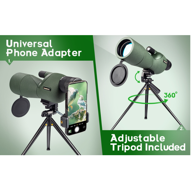 25-75X60 Spotting Scopes for Target Shooting