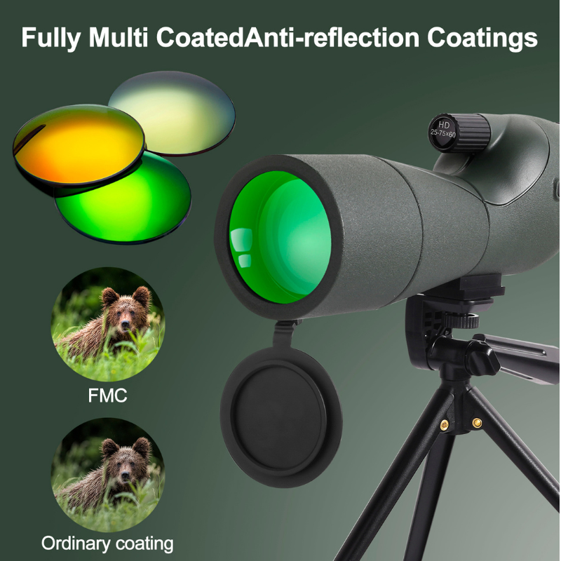 25-75X60 Spotting Scopes for Target Shooting